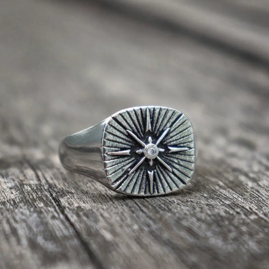 Polaris Star Signet Ring