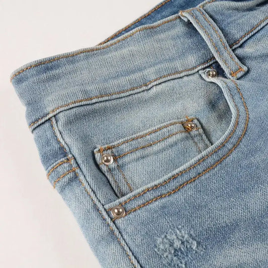 Men's Streetwear Denim Jeans