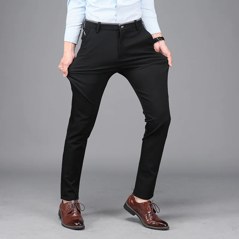 Elastic Suit Pants