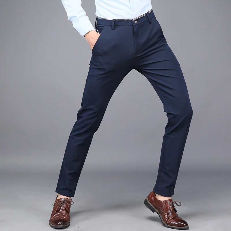 Elastic Suit Pants