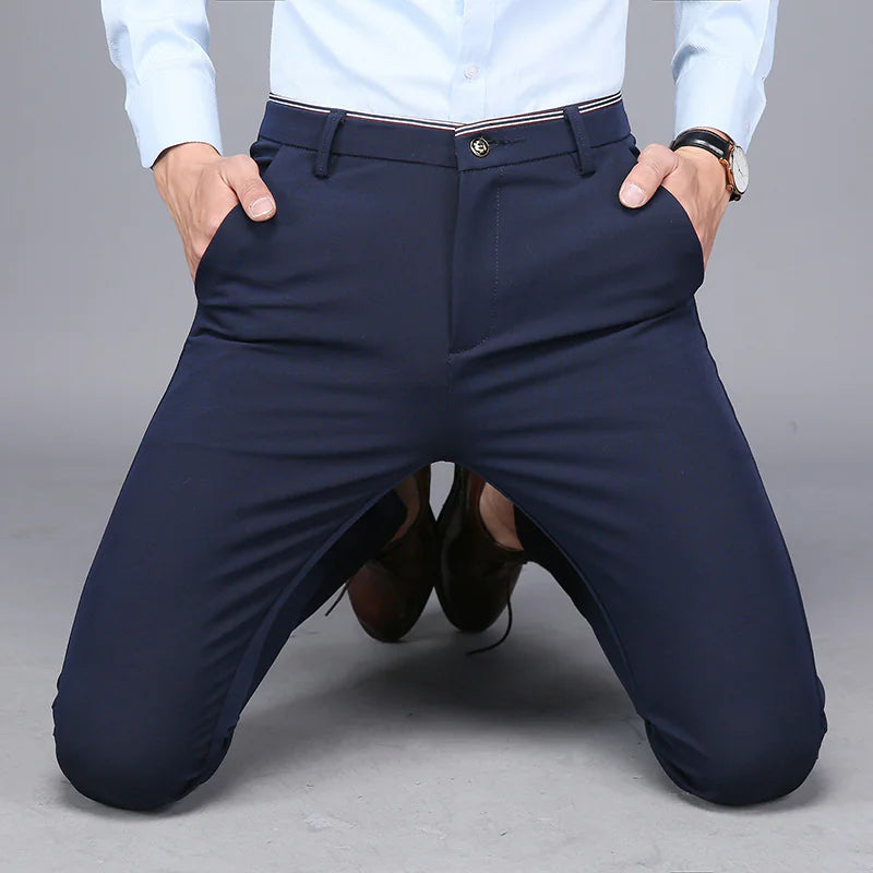 Elastic Suit Pants